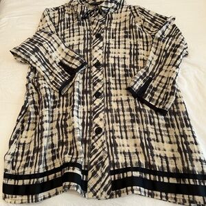 John Mark Monochrome Checkered Jacket